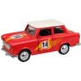 Auto Trabant kovový 12cm červený retro bourák 1:32 v krabici