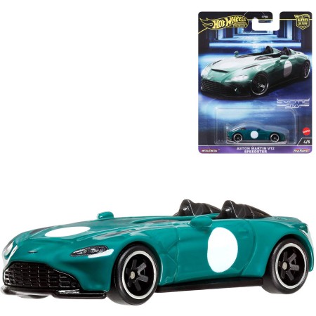 MATTEL HOT WHEELS Prémiové auto Aston Martin V12 Speedster velikáni kov