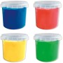 SES CREATIVE Barvy základní prstové baby set 4x 110ml v kelímku