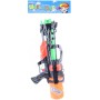 Pistole vodní stříkací 40cm se zásobníkem na vodu 2 barvy plast