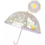 Deštník dětský Hello Kitty průhledný 67x71cm manuální otevírání