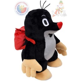 MORAVSKÁ ÚSTŘEDNA Krtek (krteček)  35 cm s batůžkem * PLYŠOVÉ HRAČKY *