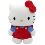 PLYŠ Batůžek 3D postavička kočička Hello Kitty červeno-modrý 25x35cm