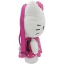 PLYŠ Batůžek 3D postavička kočička Hello Kitty růžový 25x35cm