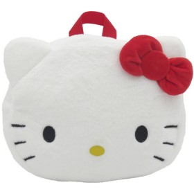 PLYŠ Batůžek dětský 3D hlavička kočička Hello Kitty 28x24cm