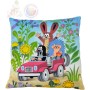 MORAVSKÁ ÚSTŘEDNA Polštář Krtek Jeep (Krteček) 30x30cm PLYŠ