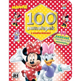 JIRI MODELS 100 samolepek s omalovánkami Disney Minnie Mouse