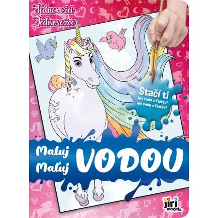 JIRI MODELS Maluj vodou jednorožci omalovánky