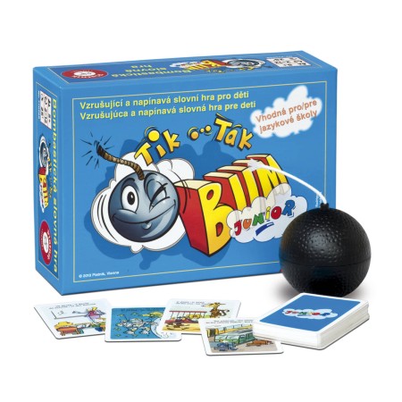 PIATNIK Hra TIK TAK BUM Junior s obrázky Zvuk *SPOLEČENSKÉ HRY*