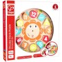 HAPE DŘEVO Puzzle vkládací hodiny 13 dílků 25cm *DŘEVĚNÉ HRAČKY*