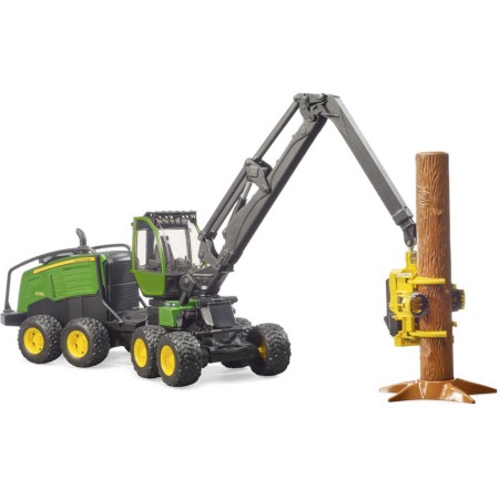 BRUDER 02135 Harvestor John Deere 1270G těžební stroj model plast