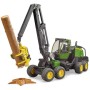 BRUDER 02135 Harvestor John Deere 1270G těžební stroj model plast