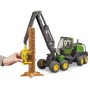 BRUDER 02135 Harvestor John Deere 1270G těžební stroj model plast