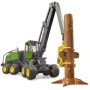 BRUDER 02135 Harvestor John Deere 1270G těžební stroj model plast
