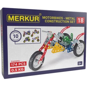 MERKUR 018 Motocykly * KOVOVÁ STAVEBNICE *