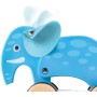 HAPE DŘEVO Sloník baby tahací na kolečkách *DŘEVĚNÉ HRAČKY*