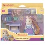 Sylvanian Families Kadeřnictví herní set poník Serafina s vlasy a doplňky