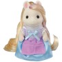 Sylvanian Families Kadeřnictví herní set poník Serafina s vlasy a doplňky