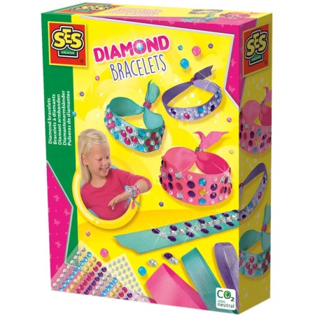 SES CREATIVE Výroba diamantových náramků kreativní set v krabici