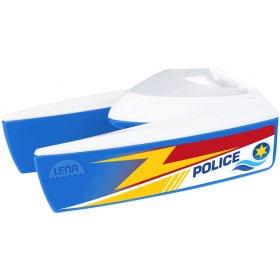 LENA Loď Boaties baby katamarán policie do vody do vany plast 04713