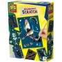 SES CREATIVE Obrázky vyškrabávací holografické set 6 karet s rydlem
