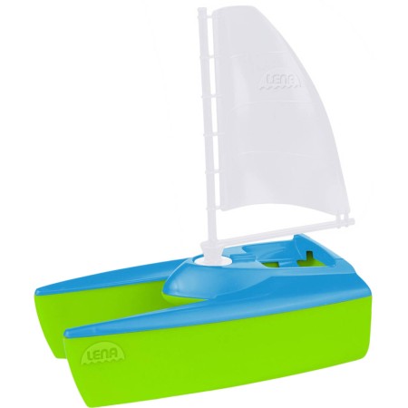 LENA Loď Boaties baby katamarán plachetnice do vody do vany plast 04715