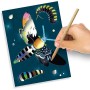 SES CREATIVE Obrázky vyškrabávací holografické set 6 karet s rydlem
