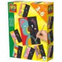 SES CREATIVE Nauč se vyškrabávat obrázky kreativní set 6 karet s rydlem