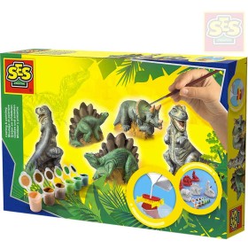 SES CREATIVE Sádroví dinosauři kreativní set k odlévání z gumové formy