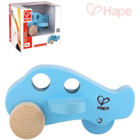 HAPE DŘEVO Baby letadélko mini modré pro miminko *DŘEVĚNÉ HRAČKY*