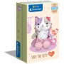 CLEMENTONI PLYŠ Baby můj první kočička 28cm v dárkové krabici pro miminko