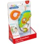 CLEMENTONI Baby chrastítko chameleon s úchytem na baterie pro miminko Zvuk