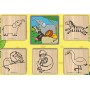 JIRI MODELS Razítka 5+1 s pop-up voskovou Zvířátka ZOO
