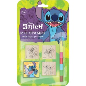 JIRI MODELS Razítka 3+1 set s pop-up voskovkou Lilo and Stitch