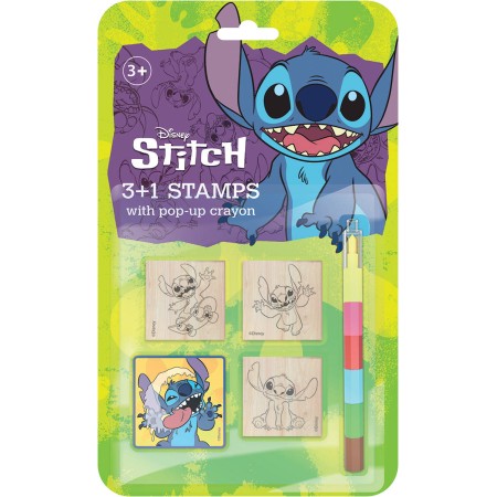 JIRI MODELS Razítka 3+1 set s pop-up voskovkou Lilo and Stitch