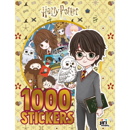 JIRI MODELS 1000 samolepek v sešitu Harry Potter
