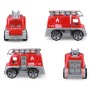 LENA Truxx Baby auto funkční hasiči 29cm set s figurkou plast v krabici