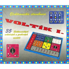 SVOBODA VOLTÍK I. Elektronická stavebnice 35 modelů na baterie Světlo Zvuk
