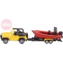 SIKU Auto jeep Wrangler set s člunem model kov 1658