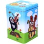 KRTEK (Krteček) Pokladnička 15cm set kasička se zámkem a klíčky kov