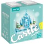 Stavebnice mini KOCO Zimní hrad 381 dílků v průhledném boxu plast
