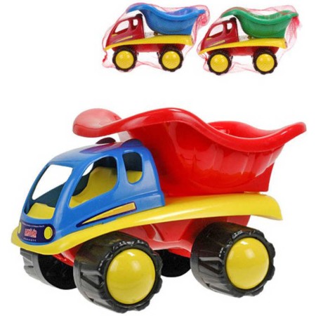 Baby auto barevné tulipan nákladní 32cm sklápěčka různé barvy pro miminko