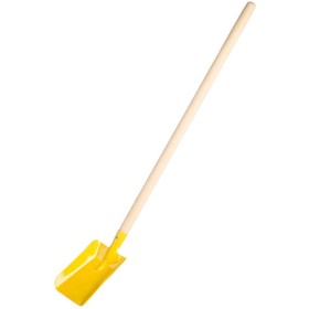 DŘEVO Lopata žlutá dětské nářadí s násadou 80cm kov *DŘEVĚNÉ HRAČKY*