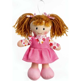 Panenka Verunka hadrová 20cm česky mluvící básničky na baterie Světlo Zvuk