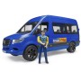 BRUDER 02681 Auto MB Sprinter mikrobus set s figurkou model 1:16 plast