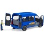 BRUDER 02681 Auto MB Sprinter mikrobus set s figurkou model 1:16 plast