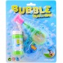 Pistole průhledná bublifuková svítící set s náplní na baterie Světlo