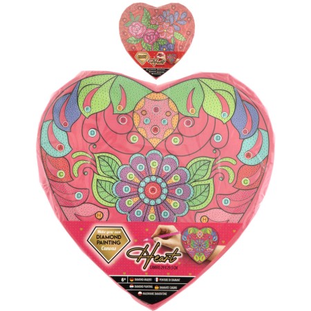 Diamantové malování mozaika Srdce Diamond Painting 2 druhy