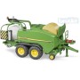 BRUDER 02032 John Deere lis na balíky slámy s obalovačem
