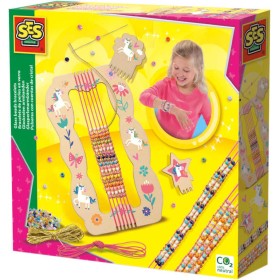 SES CREATIVE Výroba náramků ze skleněných korálků kreativní set v krabici